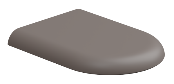 Крышка с сиденьем для подвесного унитаза с микролифтом GSG Ceramic Design Petra PECOPRTICR029, Tortora Matt