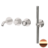 Смеситель для ванны Remer Element ET53D2PWBRP, медь брашированная