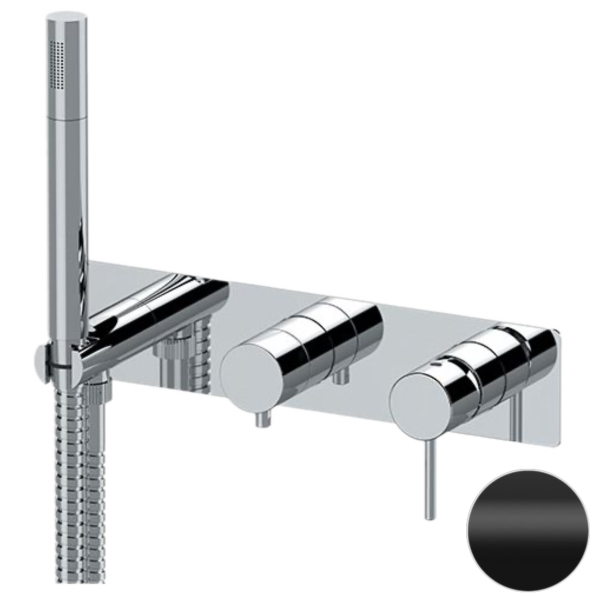 Смеситель для душа Remer X Style X97D3WBNO, черный матовый