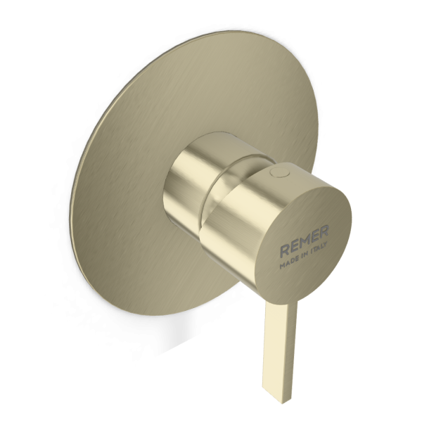 Смеситель для душа Remer Metrica MC30LNZ, никель брашированный PVD